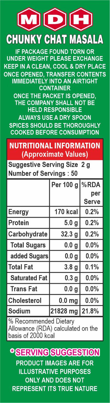 MDH-Chunky Chat Masala-100gm